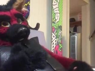 leather fursuit jerkoff 2