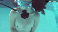 Watch Emi Serene cum underwater