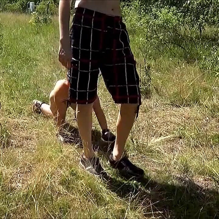Outdoor Sex Slave Training