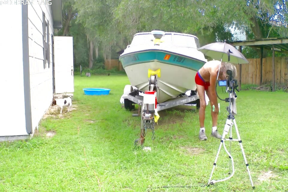 9-22-26 PANTALONI SCURȚI SCURȚI SCURȚI DRĂGUȚI AZZ TIME LAPSE TERMINARE RESTAURARE REDNECK BARCA PISCINĂ.