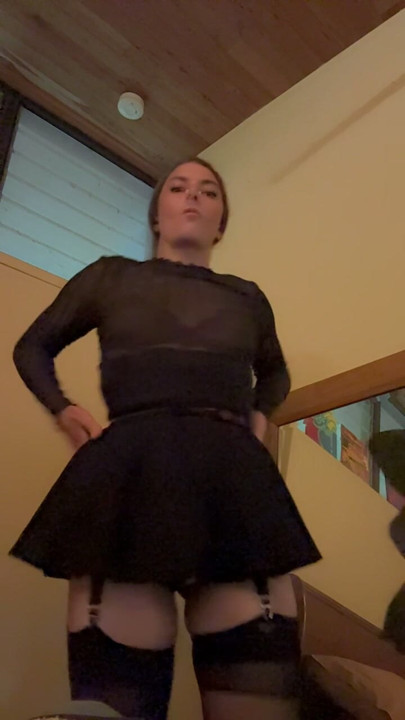 Trying on new clothes in my room