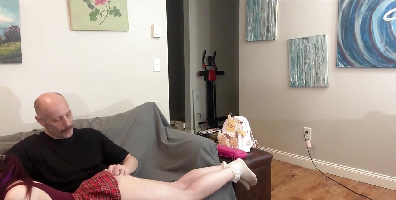Stepdad Punishes Stepdaughter for Using Dildo She Gets a Creampie