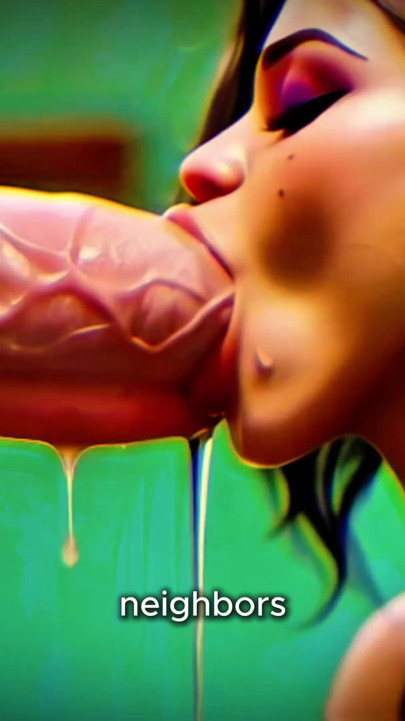 (4K) AI 3D Animated Porn – Latina Baddie Worships Big White Cock (Interracial ASMR) - AI Visuals X | Clip 2