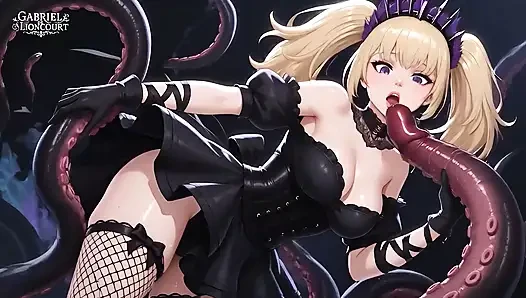 The "Thousand" Monster and Goth Girls 1  - Dark Hentai Fantasy