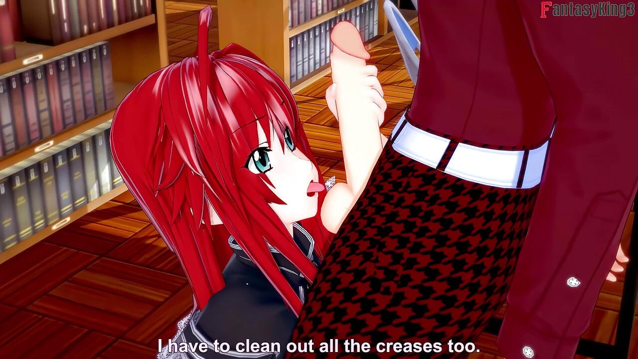 Seks rias gremory di perpustakaan - serial dxd ntr madness