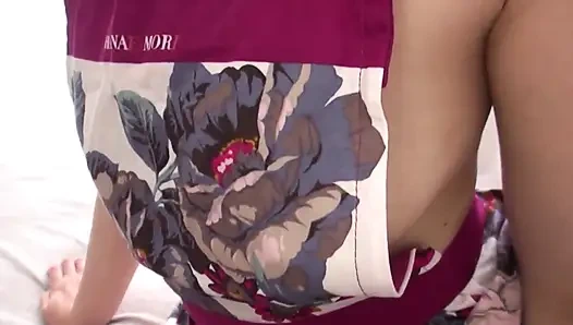 Japanese Teenies Scene - 4 Brunette with Small Tits Ami Kikukawa Masturbated and Fucked Hard