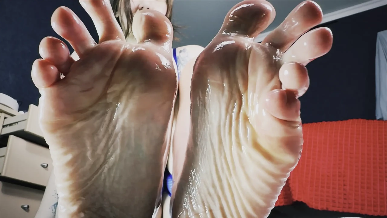 Oiled Feet Asmr Slow Sole POV & Deep Whisper Tease