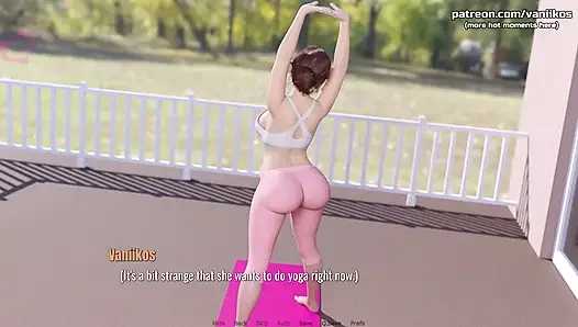 Big Tits Stepaunty MILF with a Hot Perfect Body Treats Her 18yo Big Cock Stepnephew with a Tit Job After Yoga - Heart Problems