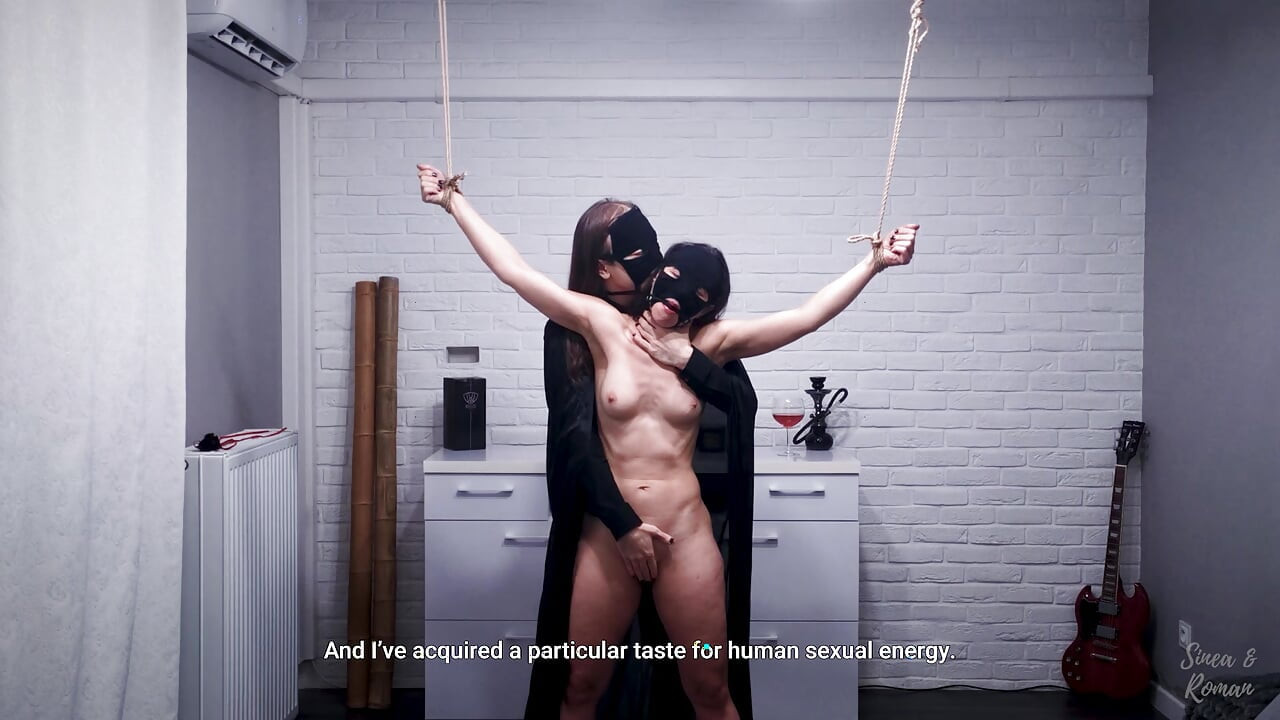 Sinea Gets Tied-up, Edged, and Drained of Her Sexual Energy by Roman the Vampire!