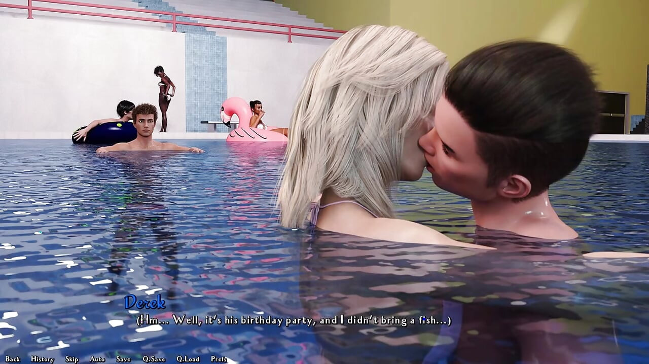 Fiind un Dik 0.8.1 Partea 231 Pool Chat și întâlniți-vă cu prietenii Jill de Loveskysan69