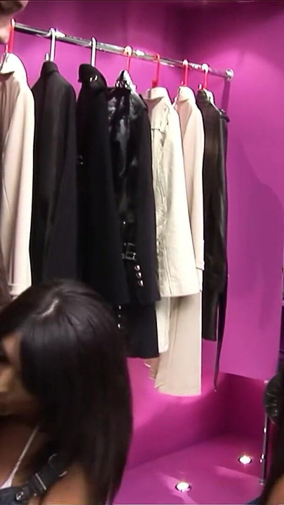 Spectacular moment from "Twins Kit Lee and Kat Lee seduce to Group Sex Orgy in Store with Romana Ryder"