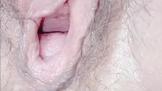 Sabrinahole, strawberry,, banana, sour cream and a new giant toy, inside her juicy peach