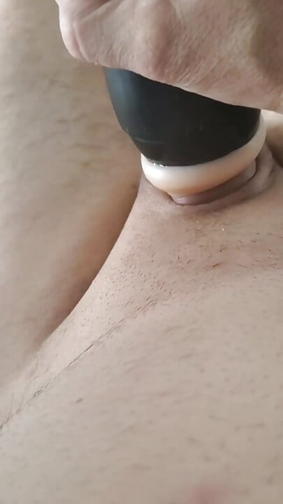 Masturbation with a fleshlight and powerful ejaculation in 2 phases