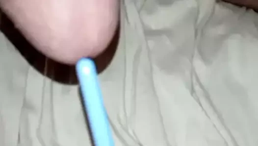 Benim üretra dilatör ile becerdin