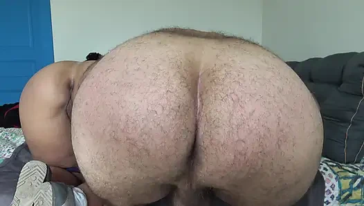 Horny nudist wife and bisexual husband begging for anal sex in nudist resort