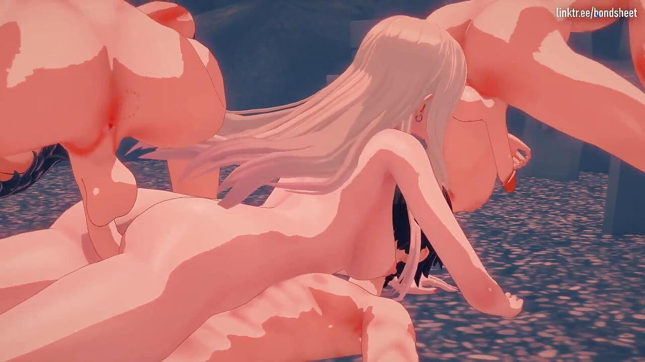 Marin Kitagawa Three Studs at a Beach Hideaway to Get a Sticky Bukkake