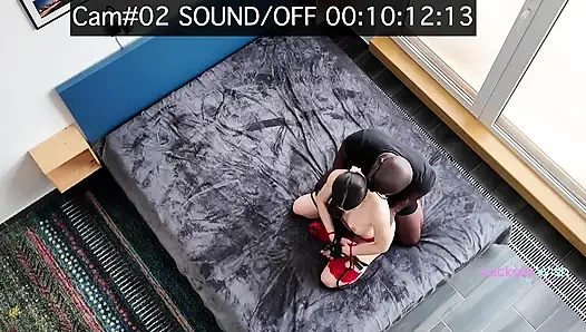 Safety Cam Caught Cheating Girlfriend Doing BDSM with BBC