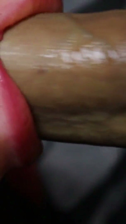 very close-up of plunging a penis into a wet mouth | Clip 2