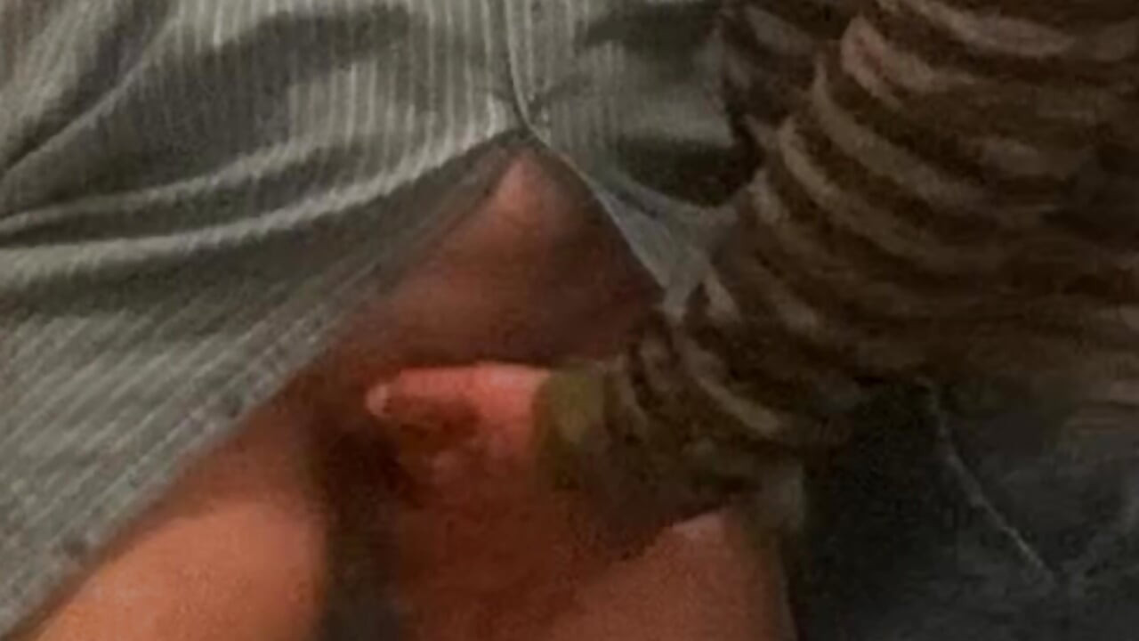 Random Old Stranger  Fingering Slut Girl In Public