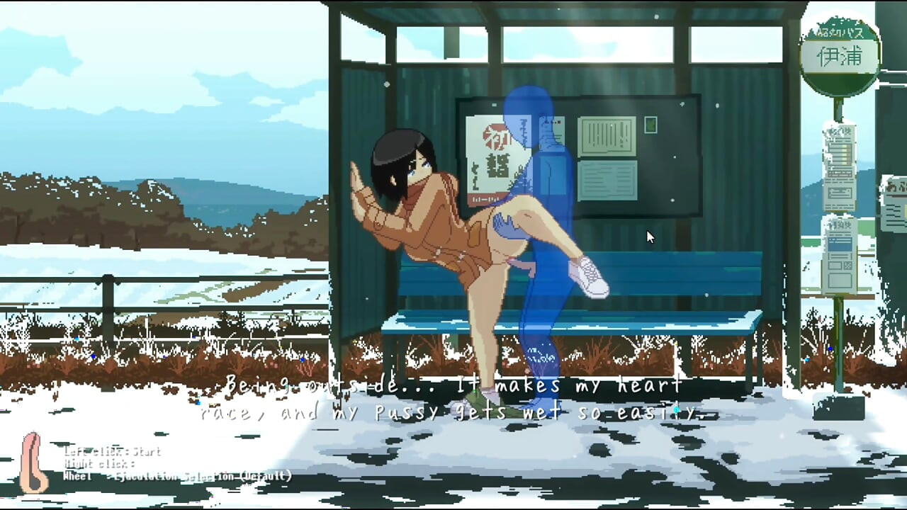 Hentai-spel - seks in de buitenlucht met een hete babe - complete cg-collectie