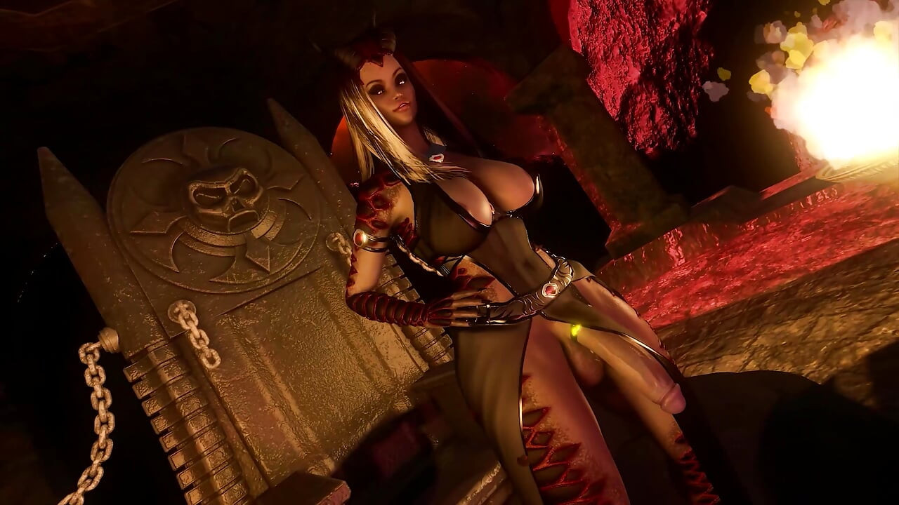 Sollo Succubus με μεγάλο πούτσο αυνανίζεται