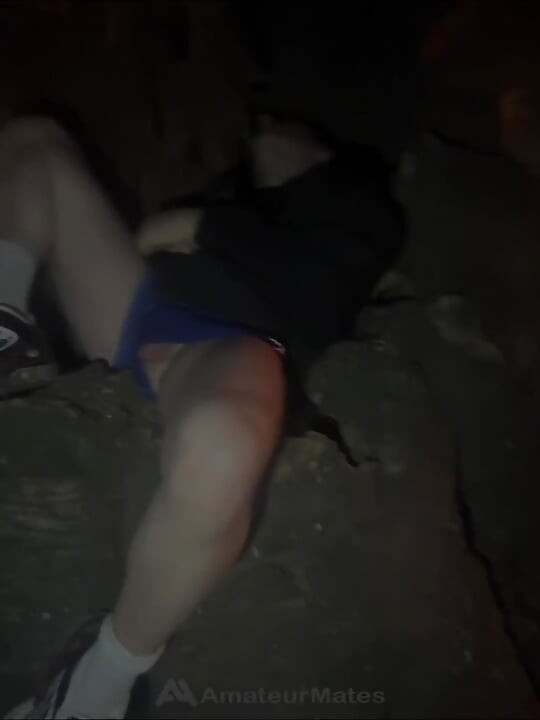 Amateur S. Boy's Dick and Smooth Balls Exposed as He Was Resting in a Park