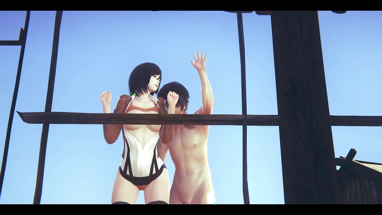 บนเฮนไตไททันส์ - Mikasa ใช้นิ้วเพื่อถึงจุดสุดยอดแล้วก็เย็ดด้วยน้ําเงี่ยนไหลเยิ้ม - Manga Anime หนังโป๊เอเชียญี่ปุ่น