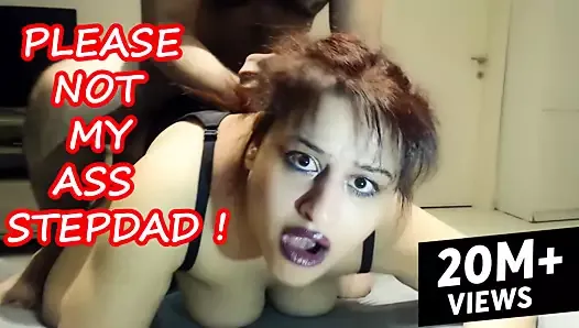 Beautiful young College Slut fucked ANALLY by Stepdad.