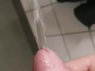 Wank and Piss on Toilet