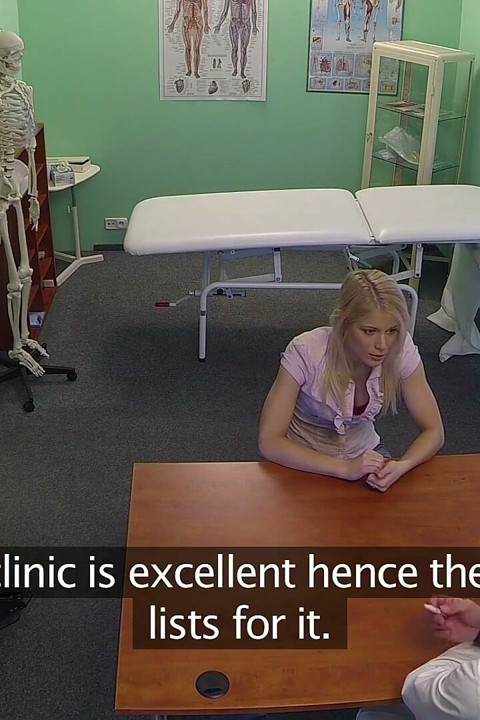 Fake hospital - rubia con curvas con un culo burbujeante toma la oferta traviesa del médico por placer