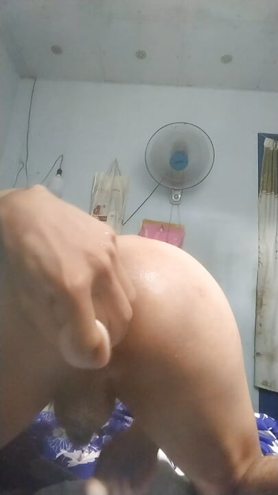 douple dildo in my ass