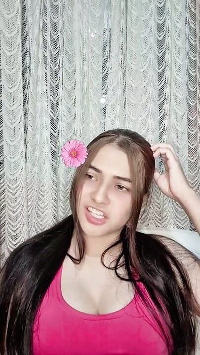 My best friend masturbates and shows off his big tits