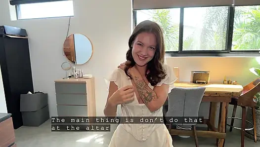 My wedding day! Last time having sex with my best friend. I'll miss it.