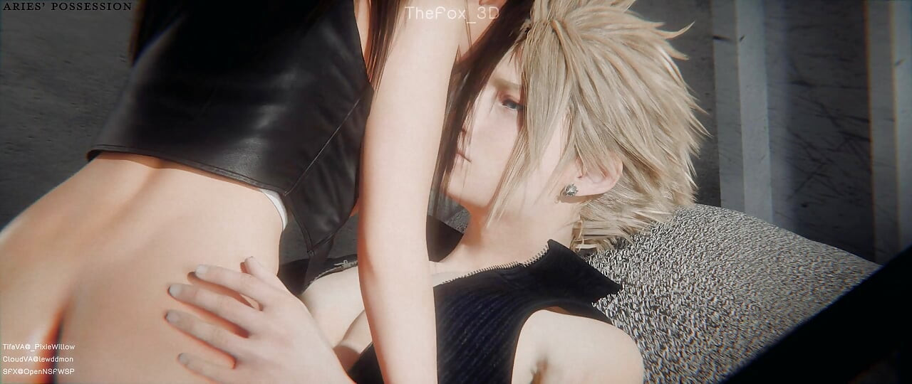 最终幻想 7 Ff7 - Tifa + Aerith All 工作 2025 Wm 全彩色分级 （声音） 由白羊座的拥有动画 3D 成人动漫