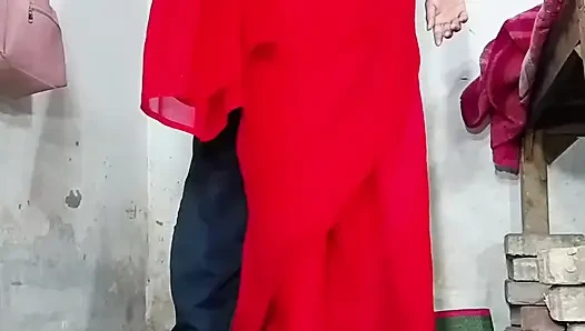 Sister-in-law started screaming when the whole cock was put in her pussy in doggy style, Desi Housewife's hard fucking Hindi Audio