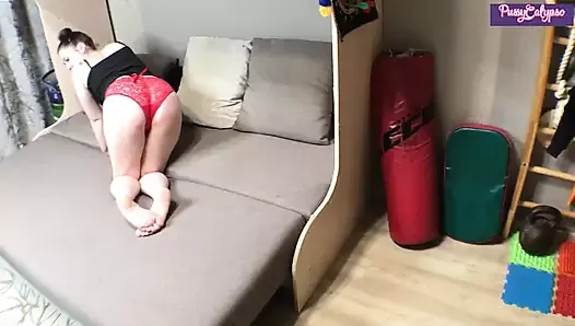 Stepmom Accidentally Got Stuck In The Couch