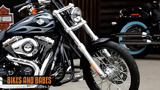 Lea Tyron - bikes and babes tv sexy videos