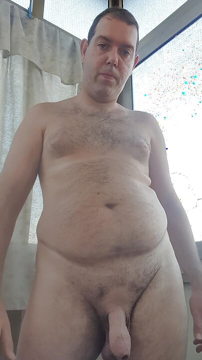 Todo pelado com meu pau