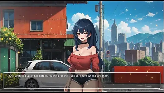 Bluring the walls ROMANCE Hentai Game Ep.1 My GF expose her PERFECT ASS in the STREET !