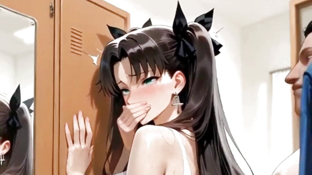 Anime Hentai 3D -animering. Stora bröst Studsande och jävla PAWG Stor röv.