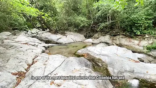 Her boyfriend wouldn't fuck her, so the bitch sought pleasure with a stranger at the river