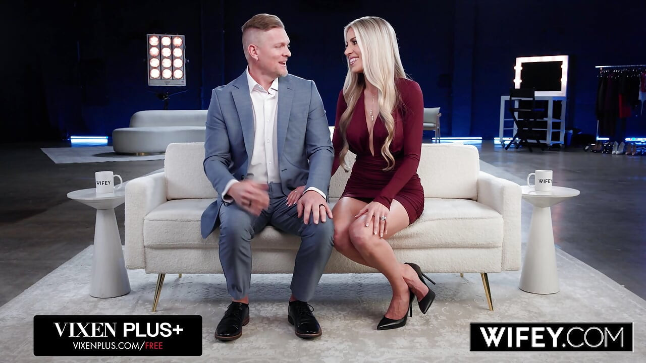 WIFEY Blonde Hotwife Britt Blair Sucks And Fucks For Her Husband