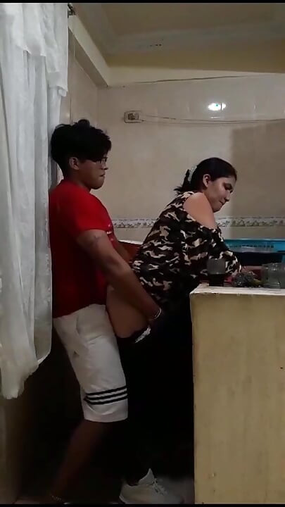Employee Fucked When Washing Dishes - My Wife Almost Caught Us