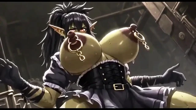 Beautiful Orc Bouncing Boobs, Ai Animation