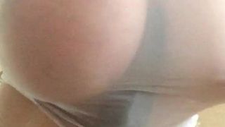 Rubia megatetona, Cachonda, Masturbation