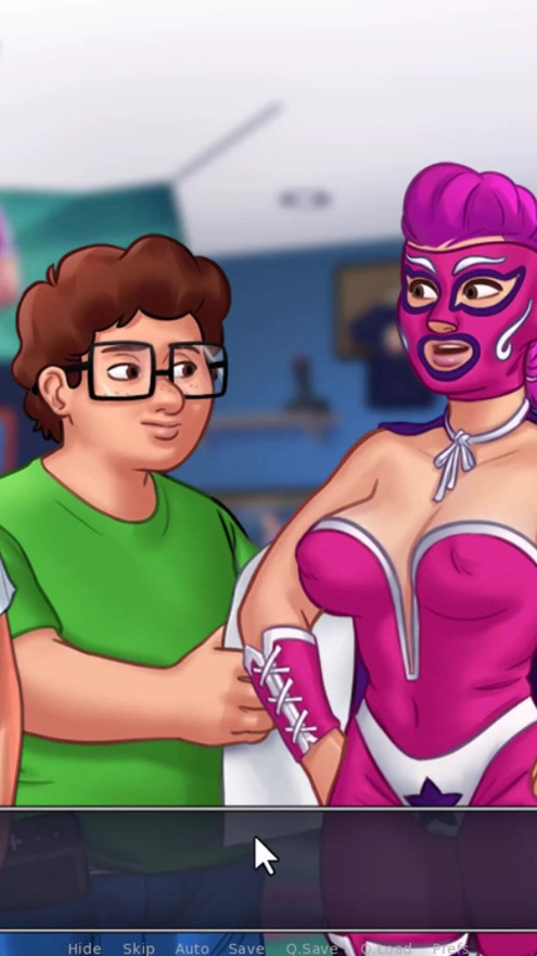 Summertime saga: the nurse gave me a handjob.