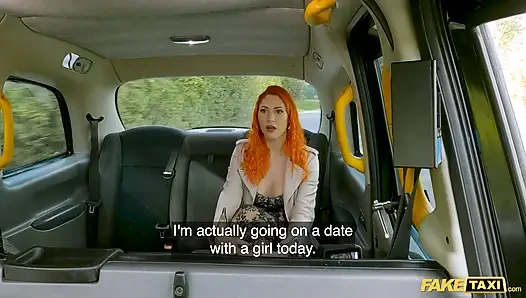 Fake Taxi - rothaarige aus Manchester wird in einem Taxi