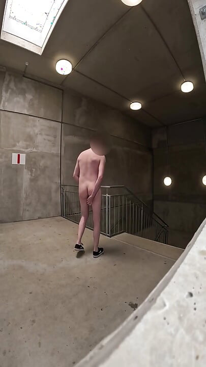 I'm fucking my ass in the stairwell of a shopping mall
