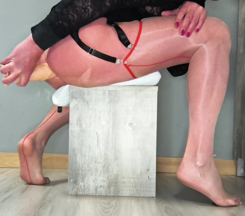 In stockings anal sex