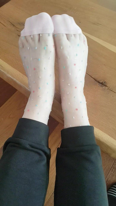 Nicki-Crossdress seksi najlonska stopala - ljubiteljica stopala